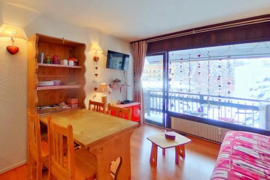 Studio 4 personnes Vue Piste Les Deux Alpes Exterior foto